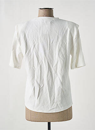 T-shirt stretch manches courtes beige DEUX. BY ELINE DE MUNCK femme
