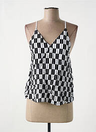 Top coupe cintrée fines bretelles noir CALVIN KLEIN femme