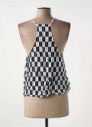 Top coupe cintrée fines bretelles noir CALVIN KLEIN femme