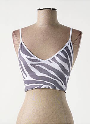 Soutien-gorge sans armature brassieres gris ONLY femme