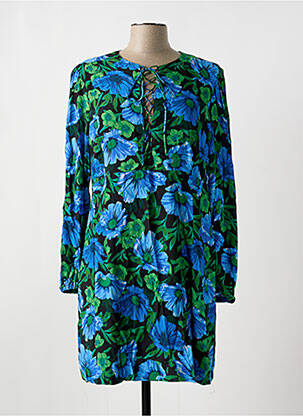 Robe courte bleu MANGO pour femme