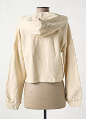 Sweat-shirt à capuche beige ONLY pour femme seconde vue