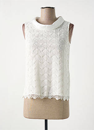 Top blanc MORE & MORE pour femme