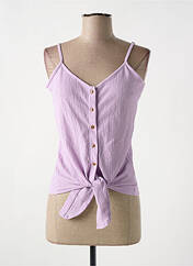 Top violet HAILYS pour femme seconde vue