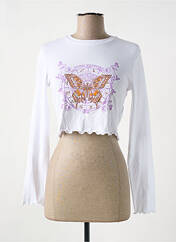 T-shirt blanc TALLY WEIJL pour femme seconde vue