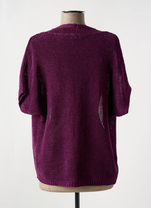 Gilet manches courtes violet STREET ONE pour femme