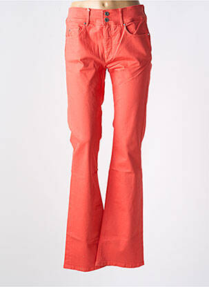 Jean coupe flare taille haute taille haute orange SALSA femme