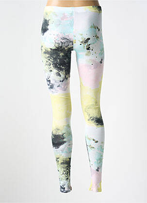 Legging tissage jersey taille normale bleu PIECES femme
