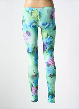 Legging tissage jersey taille basse vert PIECES femme