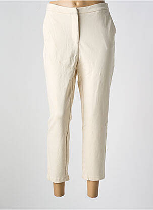 Pantalon 7/8 stretch taille normale beige ONLY femme