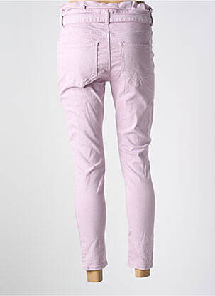 Jeans coupe slim stretch taille haute violet ONLY femme