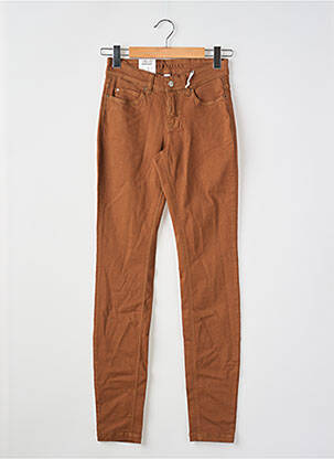Jeans skinny taille normale taille normale marron MAC femme