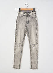 Jeans skinny gris CHEAP MONDAY pour femme seconde vue