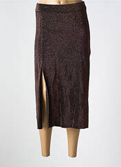 Jupe longue marron DEUX. BY ELINE DE MUNCK pour femme seconde vue