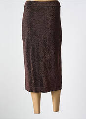 Jupe longue marron DEUX. BY ELINE DE MUNCK pour femme seconde vue