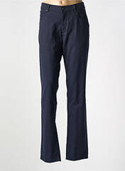 Pantalon droit bleu STATE OF ART pour femme seconde vue
