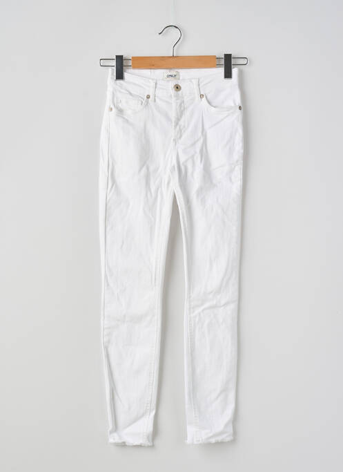 Jeans coupe slim blanc ONLY femme