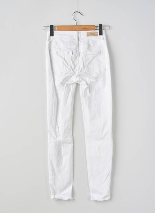 Jeans coupe slim blanc ONLY femme
