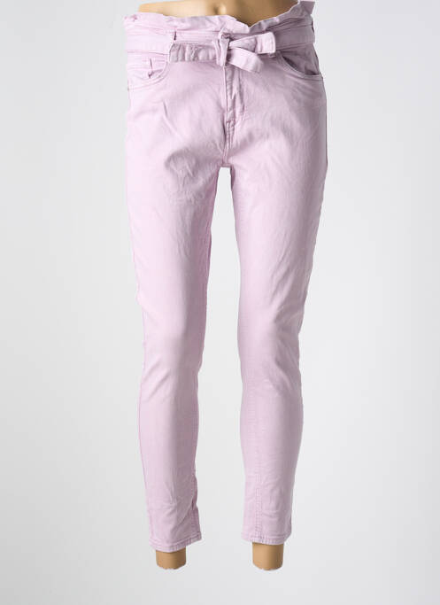 Jeans coupe slim violet ONLY pour femme