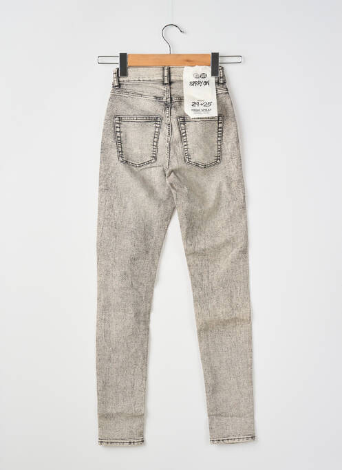 Jeans skinny gris CHEAP MONDAY femme