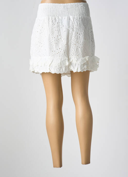 Jupe courte blanc HAILYS pour femme