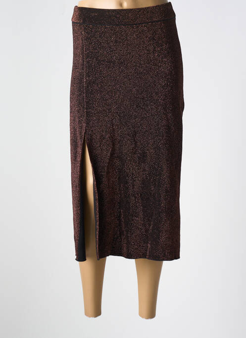 Jupe longue marron DEUX. BY ELINE DE MUNCK pour femme