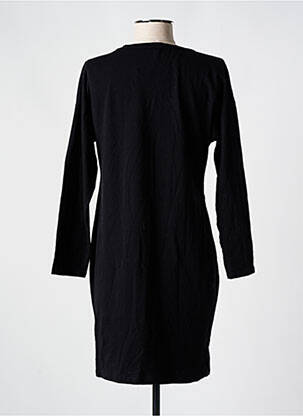 Robe courte manches longues manches longues noir HAILYS femme