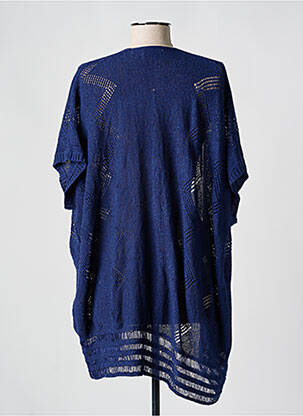Gilet manches courtes stretch bleu GABRIELLE BY MOLLY BRACKEN femme