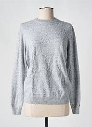 Pull tissage chiné manches longues gris TOM TAILOR femme