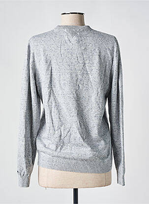 Pull tissage chiné manches longues gris TOM TAILOR femme
