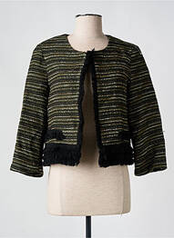 Veste chic fausses poches vert IMPREVU femme