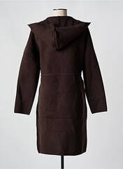Robe mi-longue marron MORGAN pour femme seconde vue