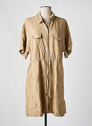 Robe mi-longue marron VERO MODA pour femme