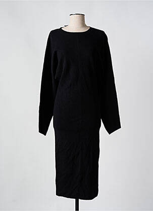 Robe pull noir MANGO pour femme