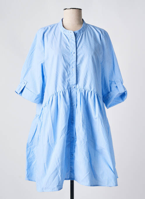 Robe courte bleu ONLY pour femme