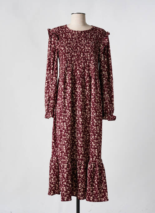 Robe longue rouge MANGO pour femme