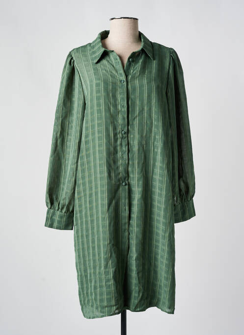 Robe mi-longue vert NEON & NYLON pour femme