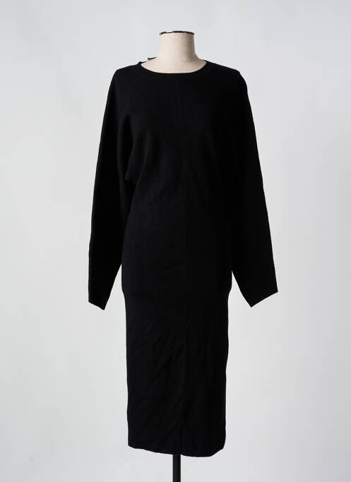 Robe pull noir MANGO pour femme