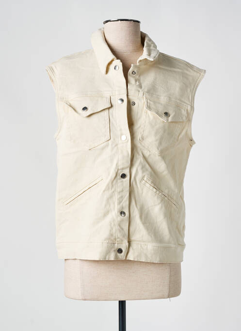 Veste casual beige ONLY pour femme