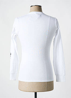 T-shirt coupe cintrée manches longues blanc VANS homme