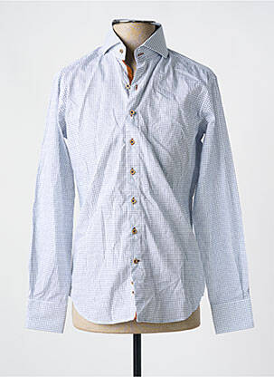 Chemise manches longues imprimé fantaisie blanc REUER homme