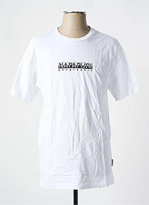 T-shirt coupe droite manches courtes blanc NAPAPIJRI homme