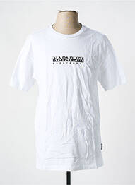 T-shirt coupe droite manches courtes blanc NAPAPIJRI homme