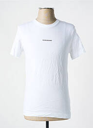 T-shirt coupe droite manches courtes blanc CALVIN KLEIN homme