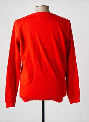 Sweat-shirt manches longues manches longues rouge LEMONS homme