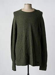 Pull col rond manches longues vert GARCIA homme
