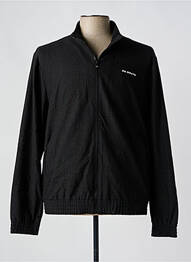 Veste casual resserrée sur le bas noir TOURIST LEMC homme