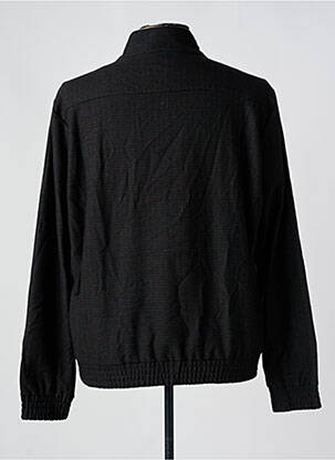 Veste casual resserrée sur le bas noir TOURIST LEMC homme