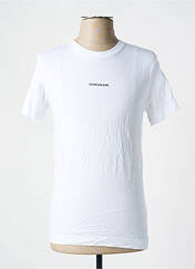 T-shirt blanc CALVIN KLEIN pour homme seconde vue