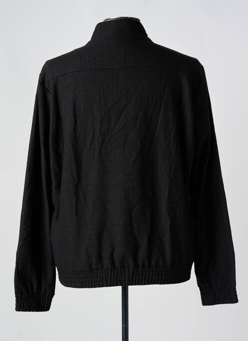 Veste casual resserrée sur le bas noir TOURIST LEMC homme